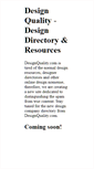 Mobile Screenshot of designquality.com